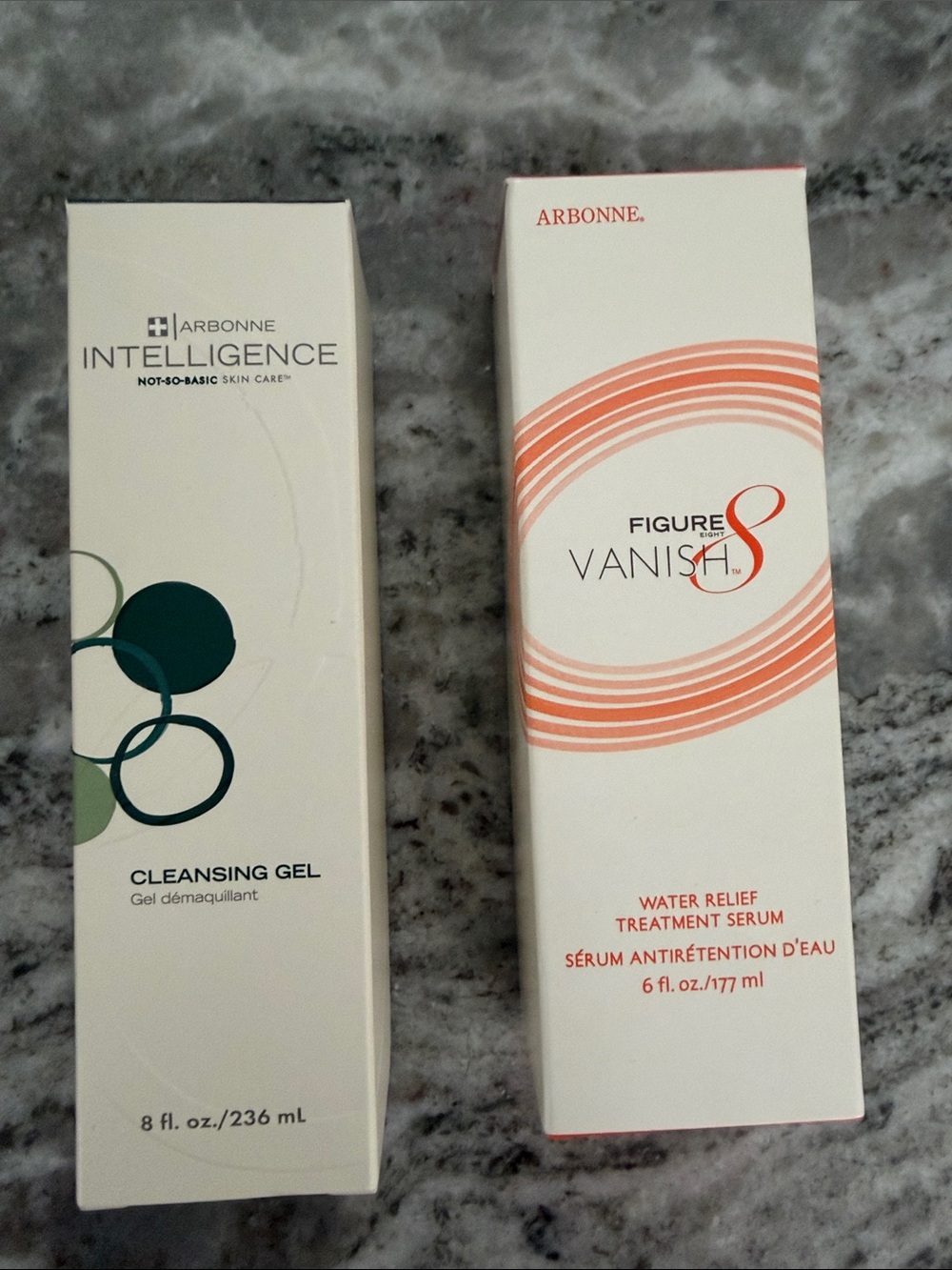 ARBONNE Cleansing Gel and Figure Vanish NWT